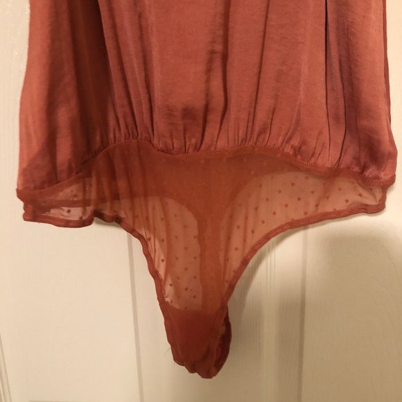 Intimately Free People Rust Lace Bodysuit - Picture 3 of 5